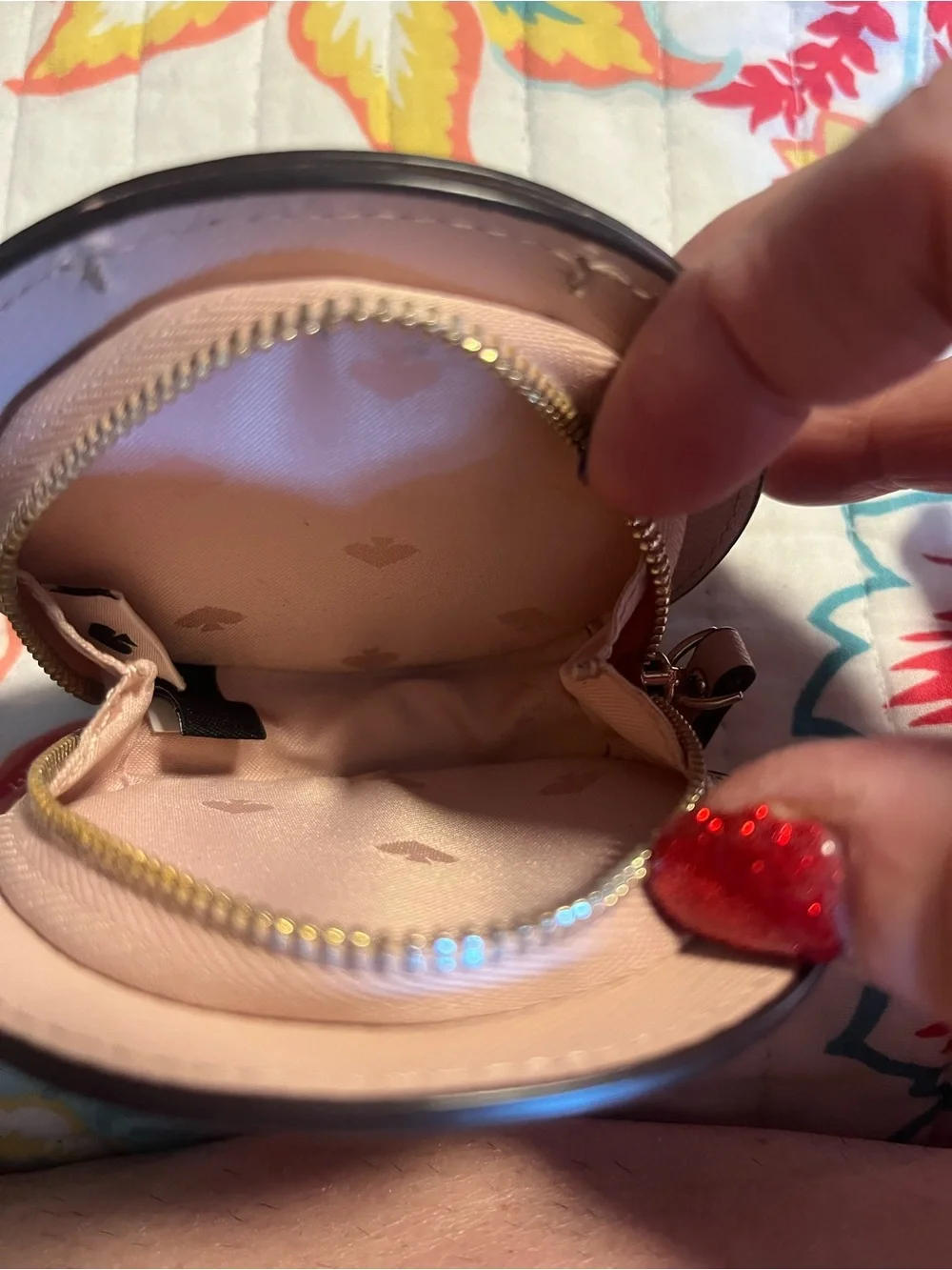 kate spade Pink Flamingo Mini Coin Purse